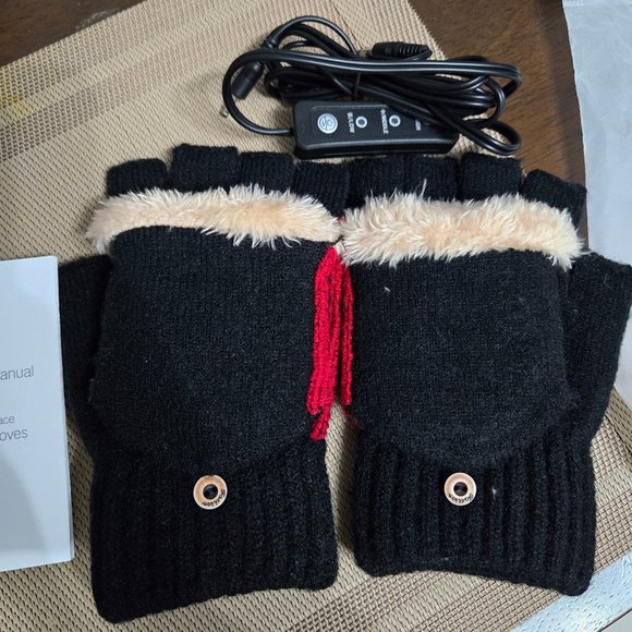 Heatable gloves USB charged $2/15 - Picture 1 of 5